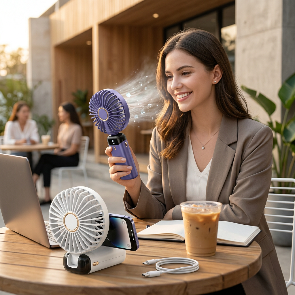 Mini ventilateur pliable 5 vitesses